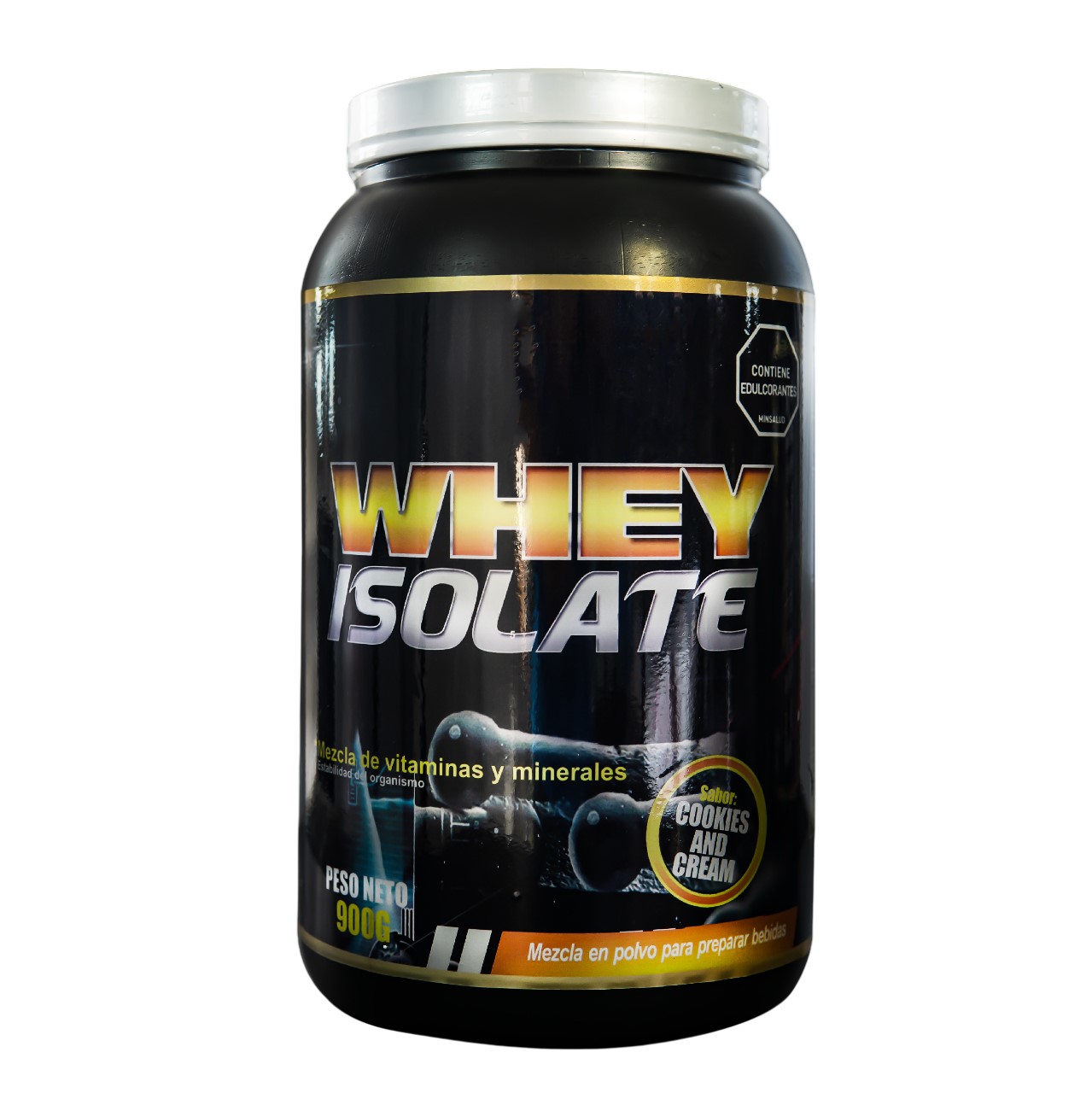 Proteína Whey Isolate 2lb: Delicioso Cookies & Cream